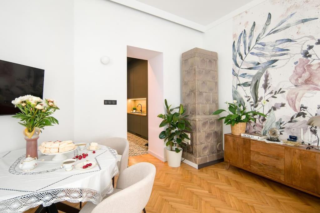 Ferienwohnung Green Oasis In The Centre Krakau Exterior foto