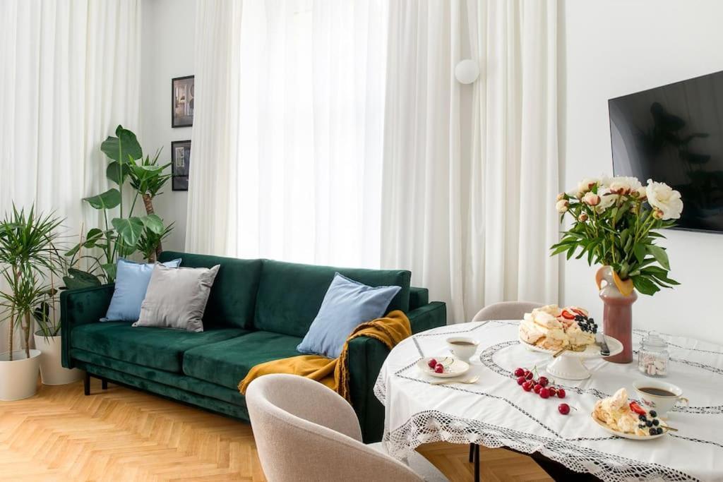 Ferienwohnung Green Oasis In The Centre Krakau Exterior foto
